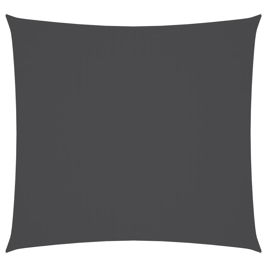 Sunshade Sail Oxford Fabric Square 4x4 m Anthracite
