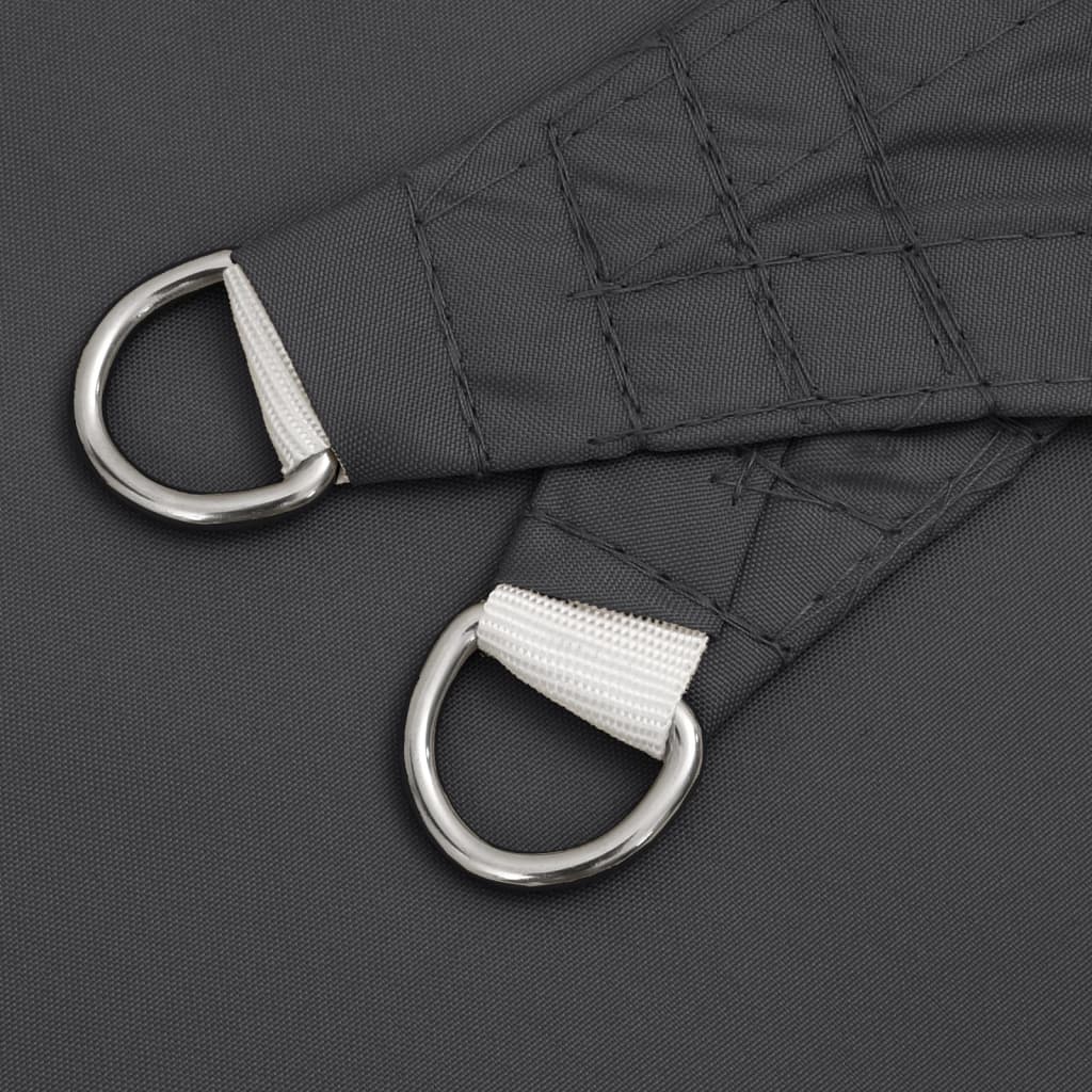 Sunshade Sail Oxford Fabric Square 4x4 m Anthracite