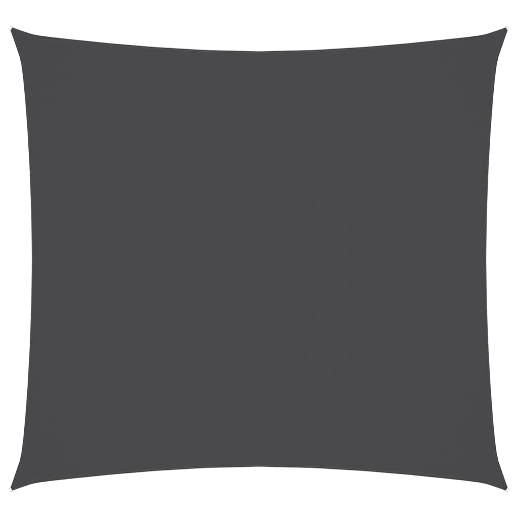 Sunshade Sail Oxford Fabric Square 6x6 m Anthracite