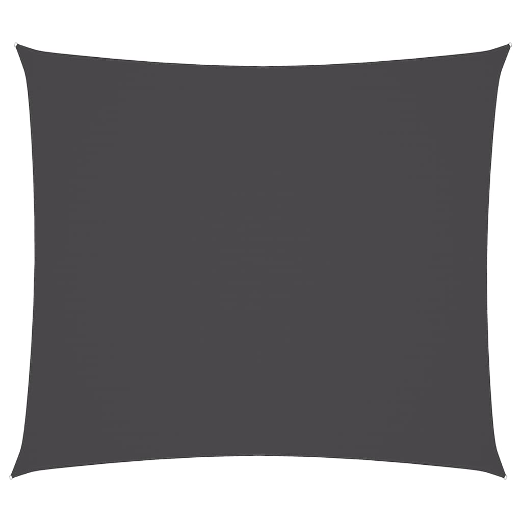 vidaXL Sunshade Sail Oxford Fabric Rectangular 2x2.5 m Anthracite