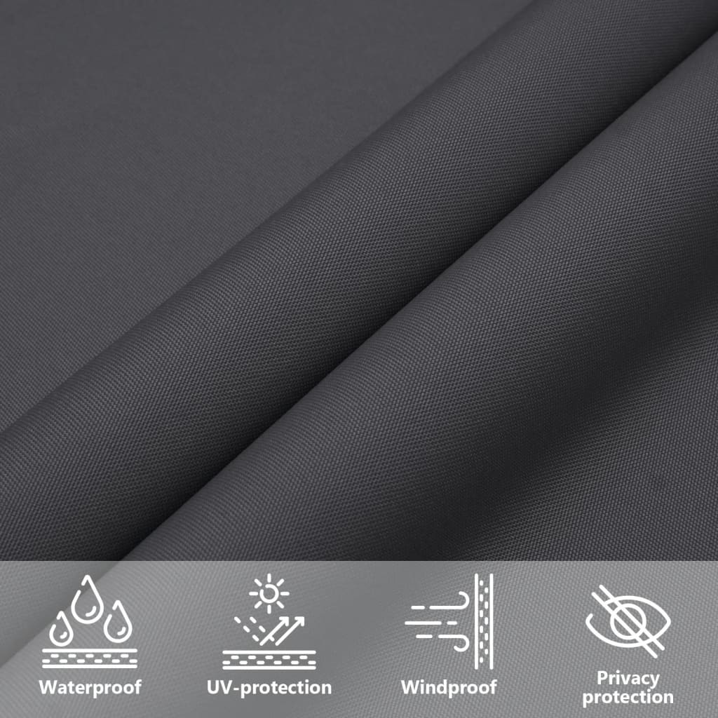 vidaXL Sunshade Sail Oxford Fabric Rectangular 2x2.5 m Anthracite