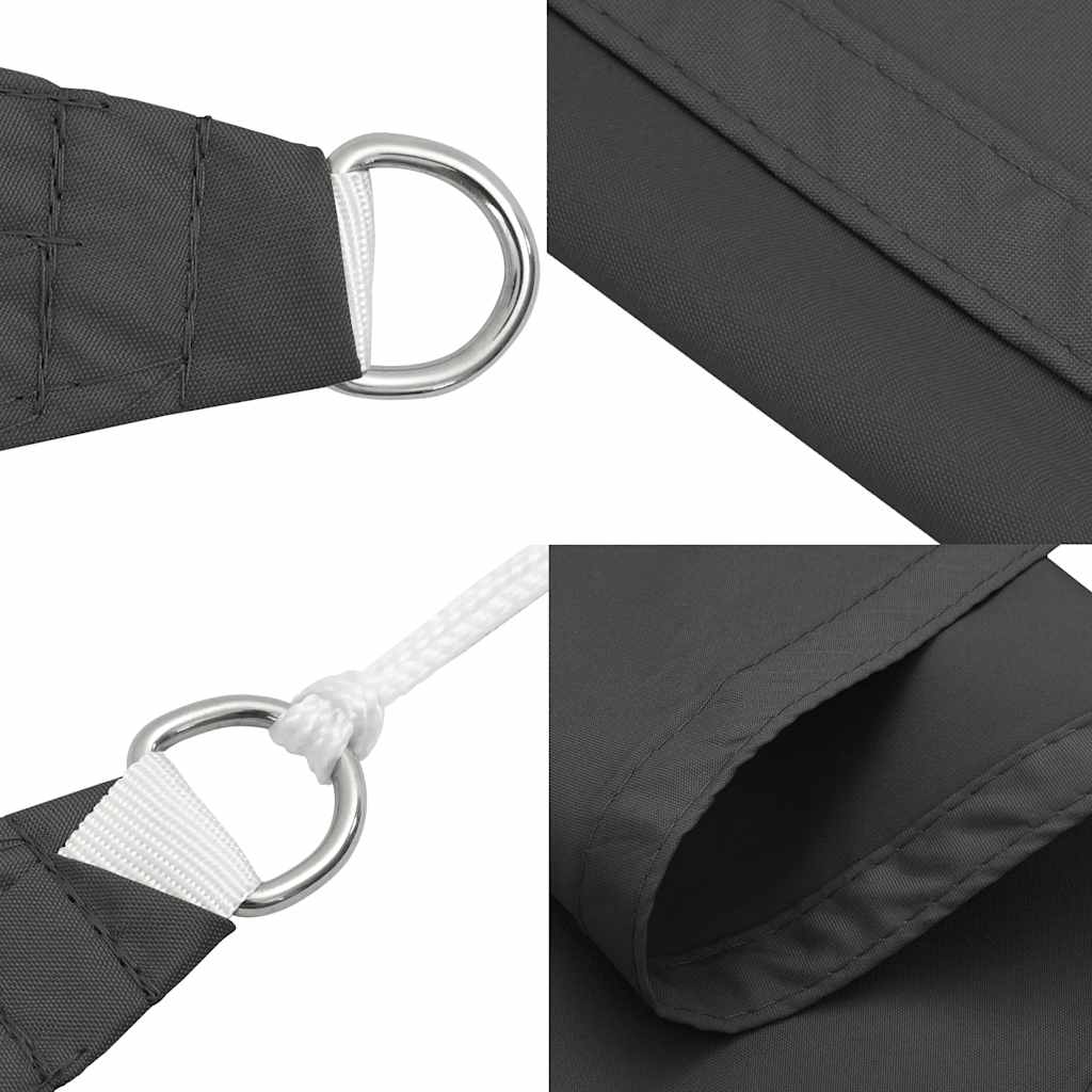 Sunshade Sail Oxford Fabric Rectangular 2.5x4 m Anthracite