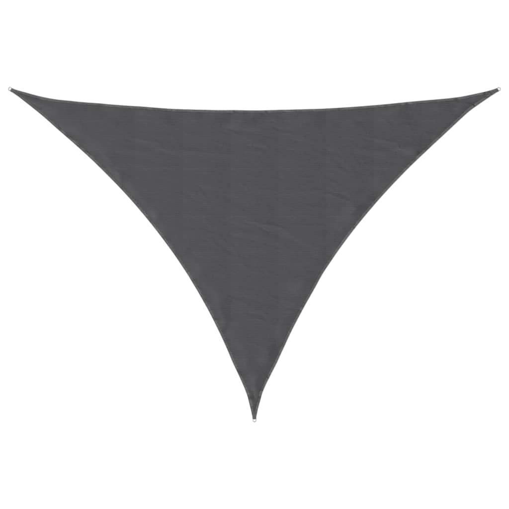 Sunshade Sail Oxford Fabric Triangular 3x3x4.24 m Anthracite