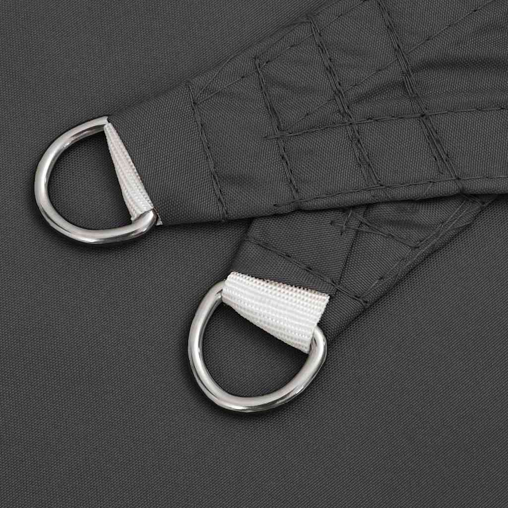 Sunshade Sail Oxford Fabric Triangular 3x4x4 m Anthracite