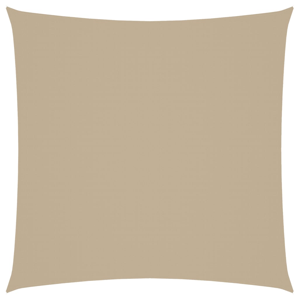 vidaXL Sunshade Sail Oxford Fabric Square 4x4 m Beige