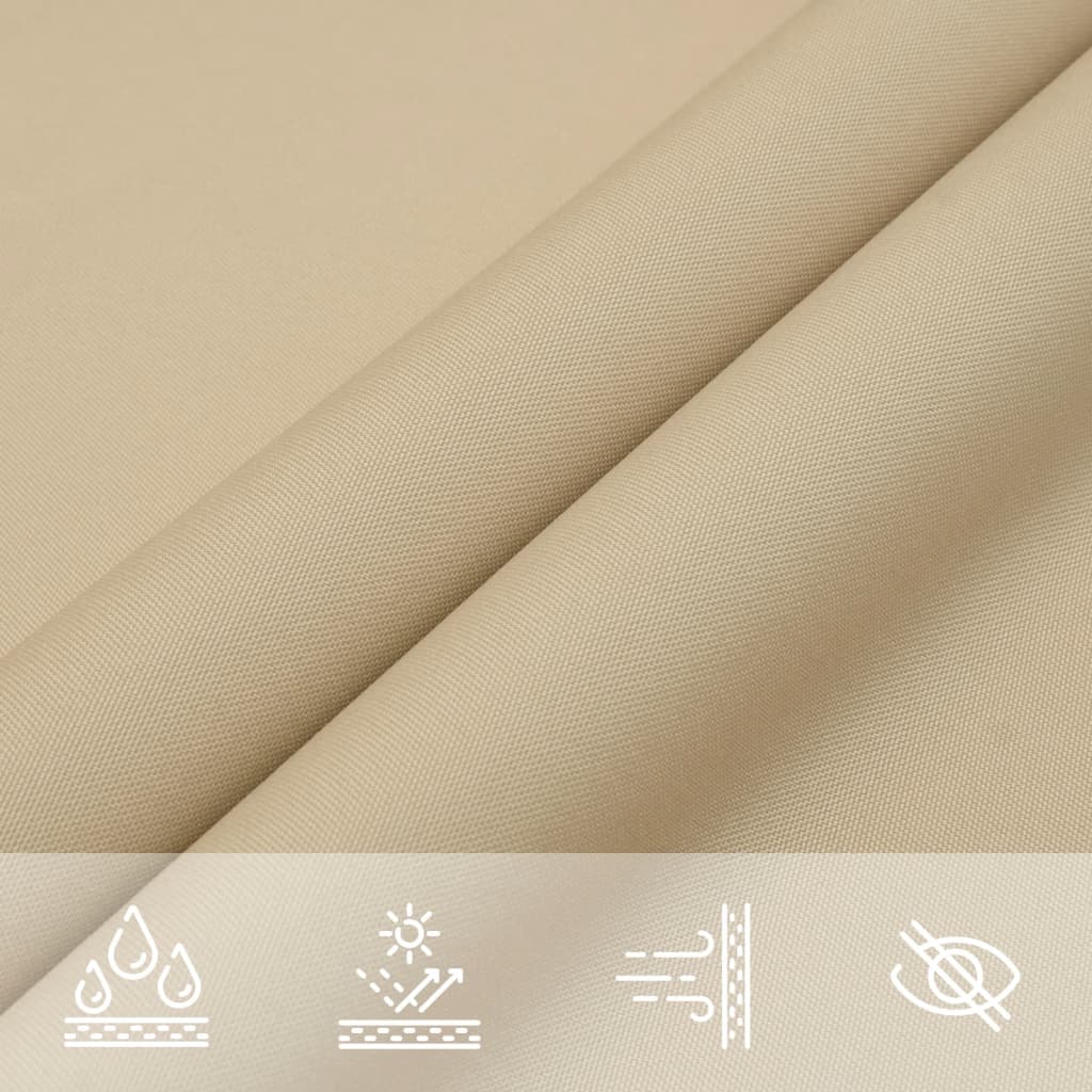 Sunshade Sail Oxford Fabric Square 4.5x4.5 m Beige