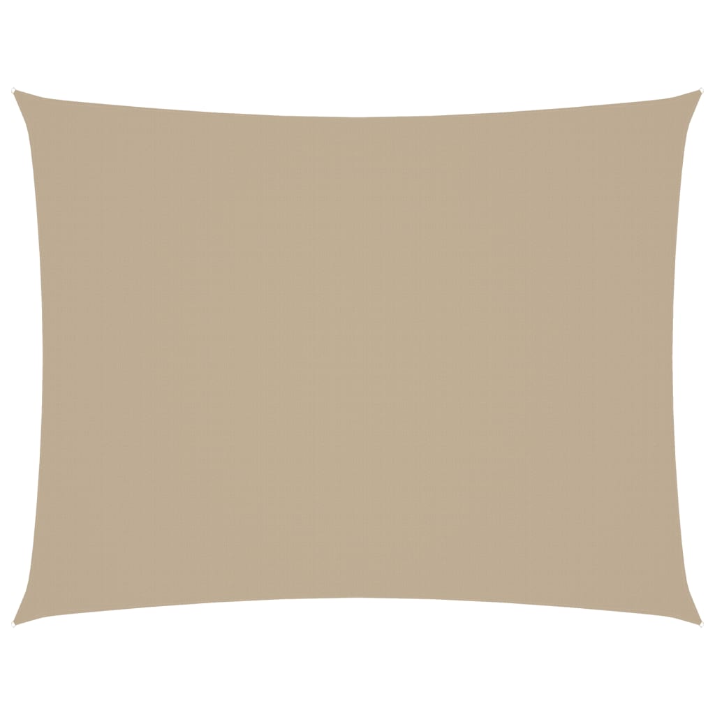 Sunshade Sail Oxford Fabric Rectangular 6x7 m Beige
