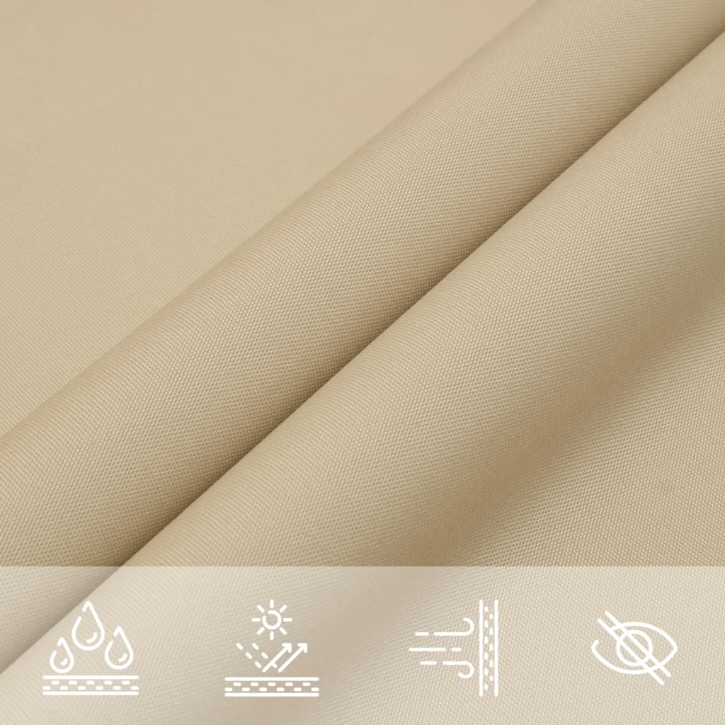 Sunshade Sail Oxford Fabric Rectangular 6x7 m Beige