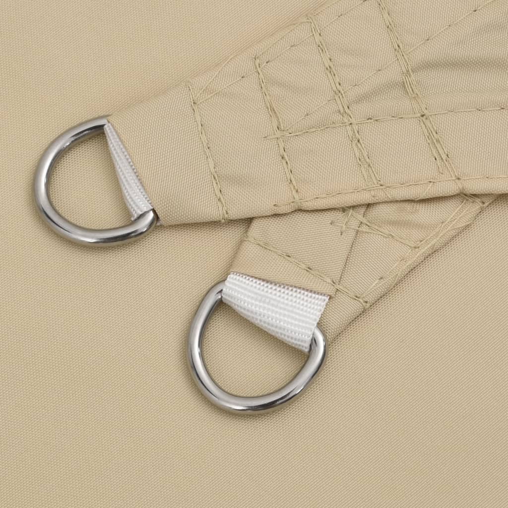 Sunshade Sail Oxford Fabric Rectangular 6x8 m Beige