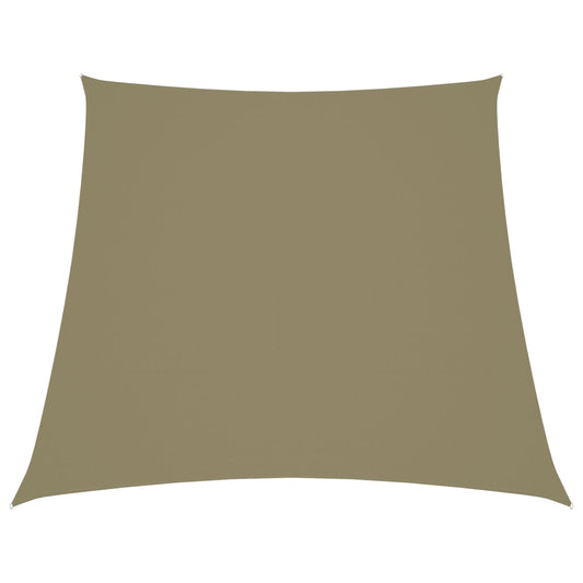 vidaXL Sunshade Sail Oxford Fabric Trapezium 2/4x3 m Beige