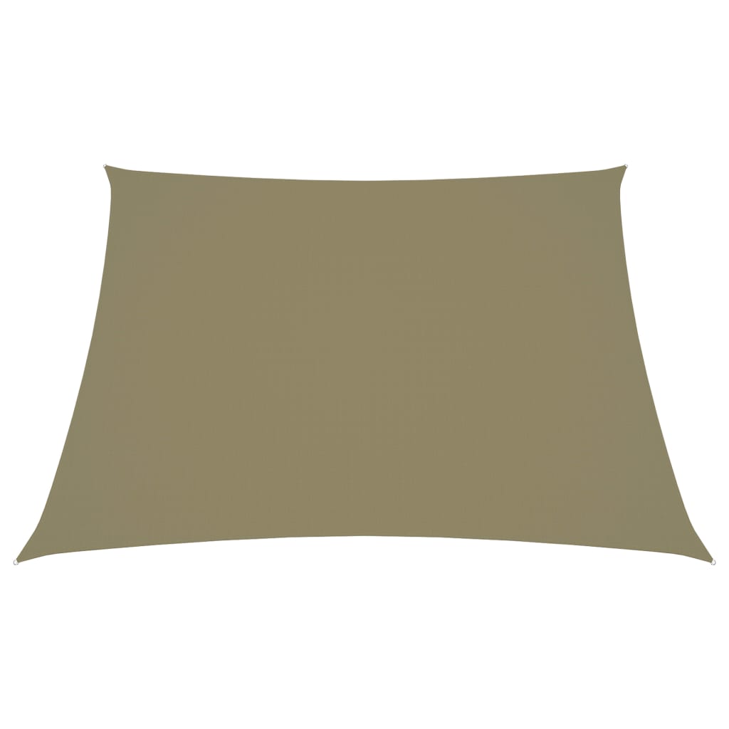 vidaXL Sunshade Sail Oxford Fabric Trapezium 2/4x3 m Beige