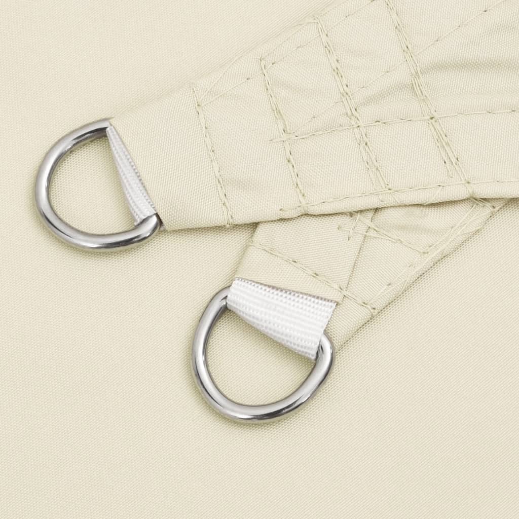 Sunshade Sail Oxford Fabric Square 5x5 m Cream