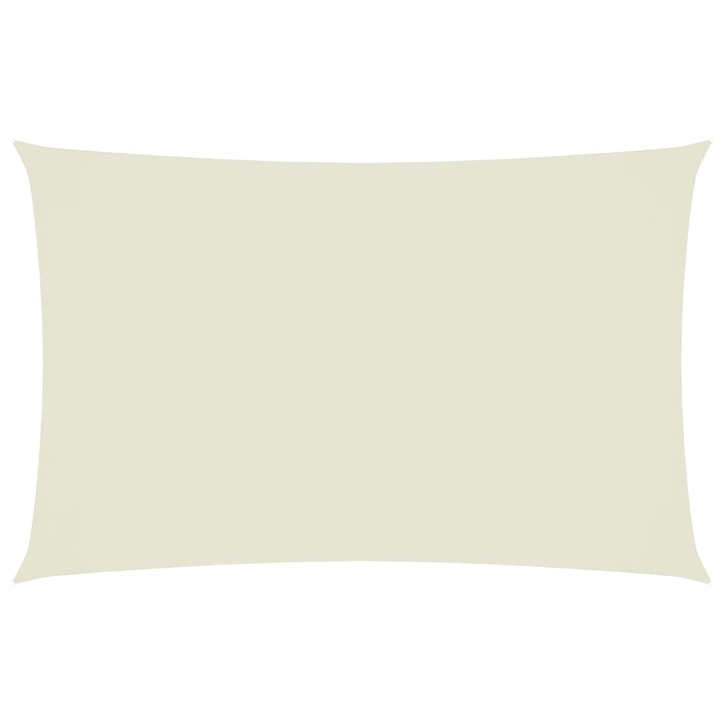 vidaXL Sunshade Sail Oxford Fabric Rectangular 2.5x5 m Cream