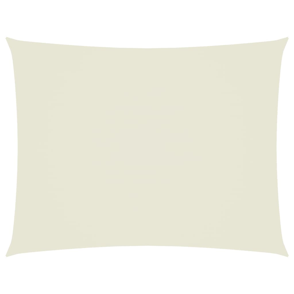 Sunshade Sail Oxford Fabric Rectangular 5x7 m Cream