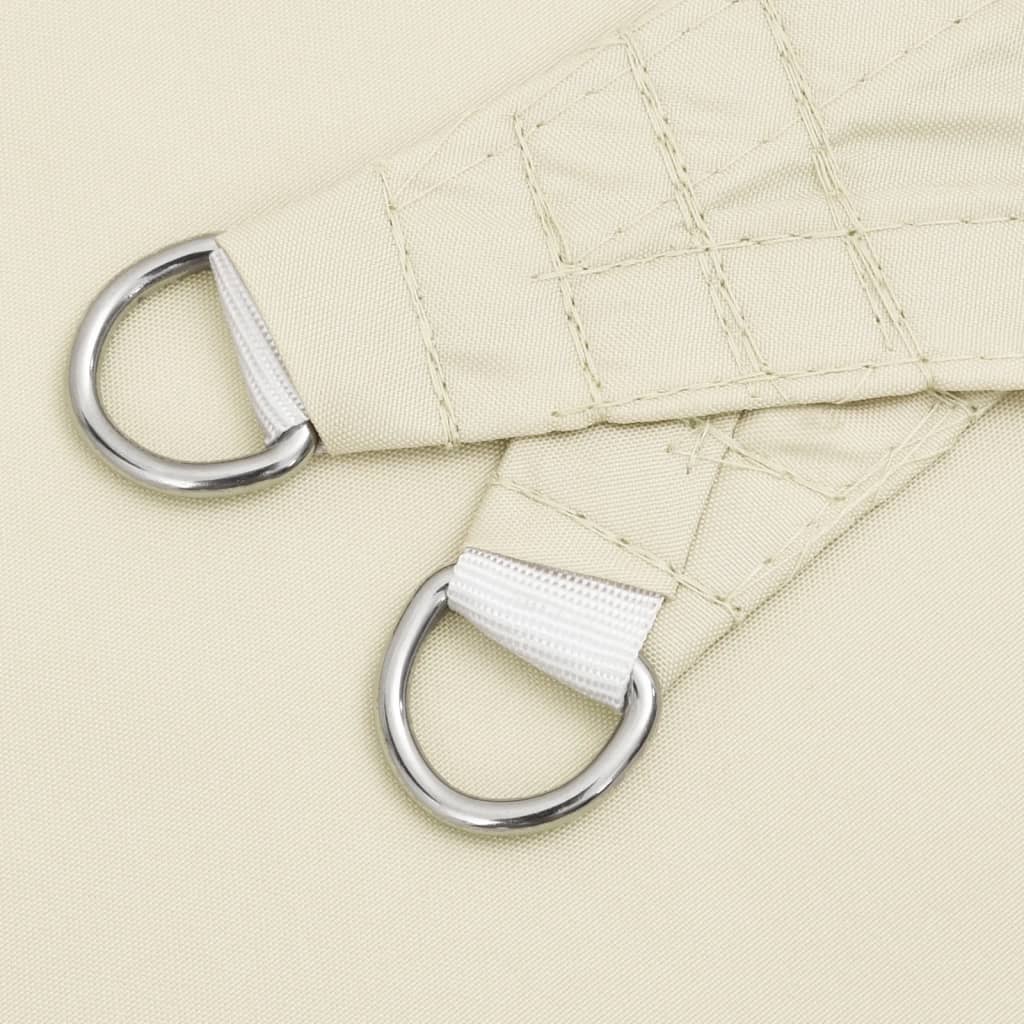 Sunshade Sail Oxford Fabric Rectangular 5x7 m Cream