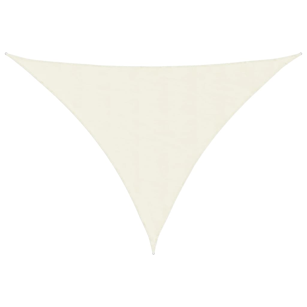 vidaXL Sunshade Sail Oxford Fabric Triangular 3x4x5 m Cream