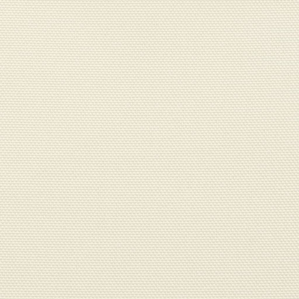 Sunshade Sail Oxford Fabric Triangular 3.5x3.5x4.9 m Cream
