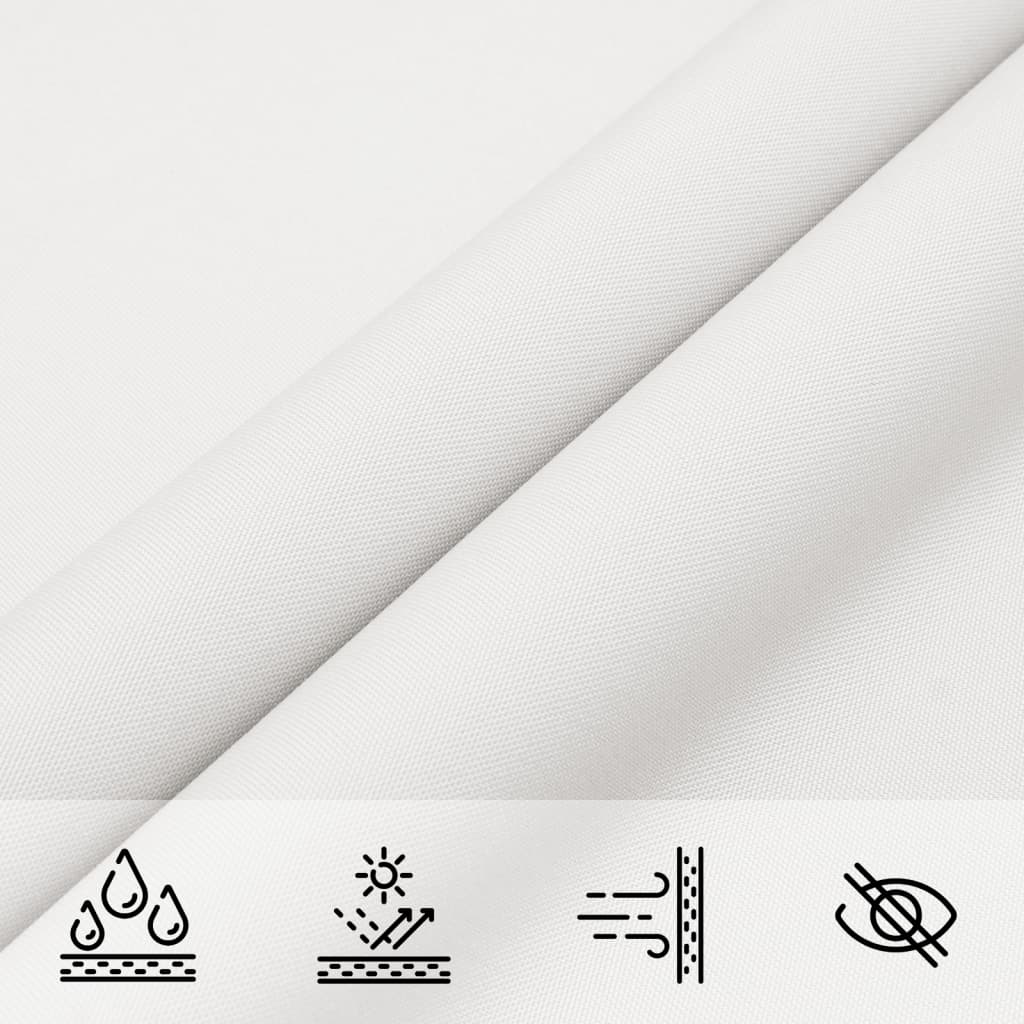 Sunshade Sail Oxford Fabric Square 7x7 m White