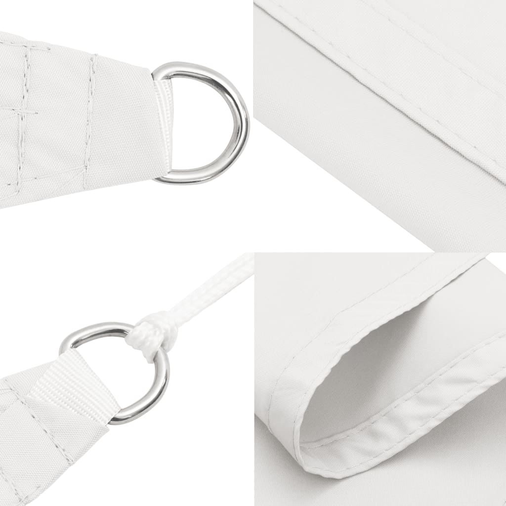 vidaXL Sunshade Sail Oxford Fabric Rectangular 4x6 m White