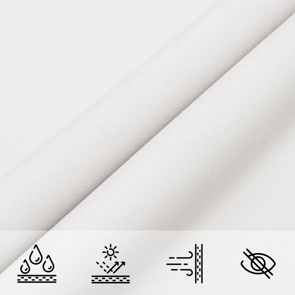 Sunshade Sail Oxford Fabric Triangular 3x3x3 m White
