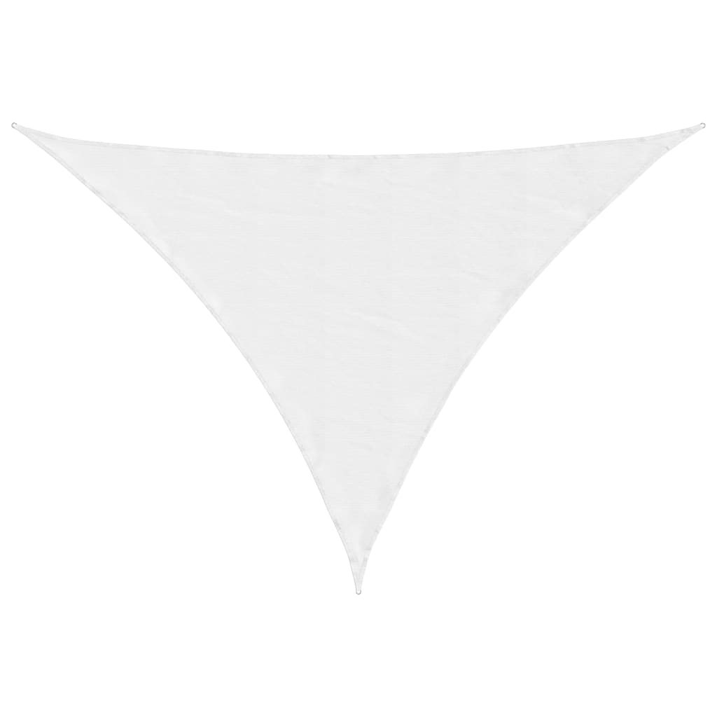 vidaXL Sunshade Sail Oxford Fabric Triangular 3x3x4.24 m White