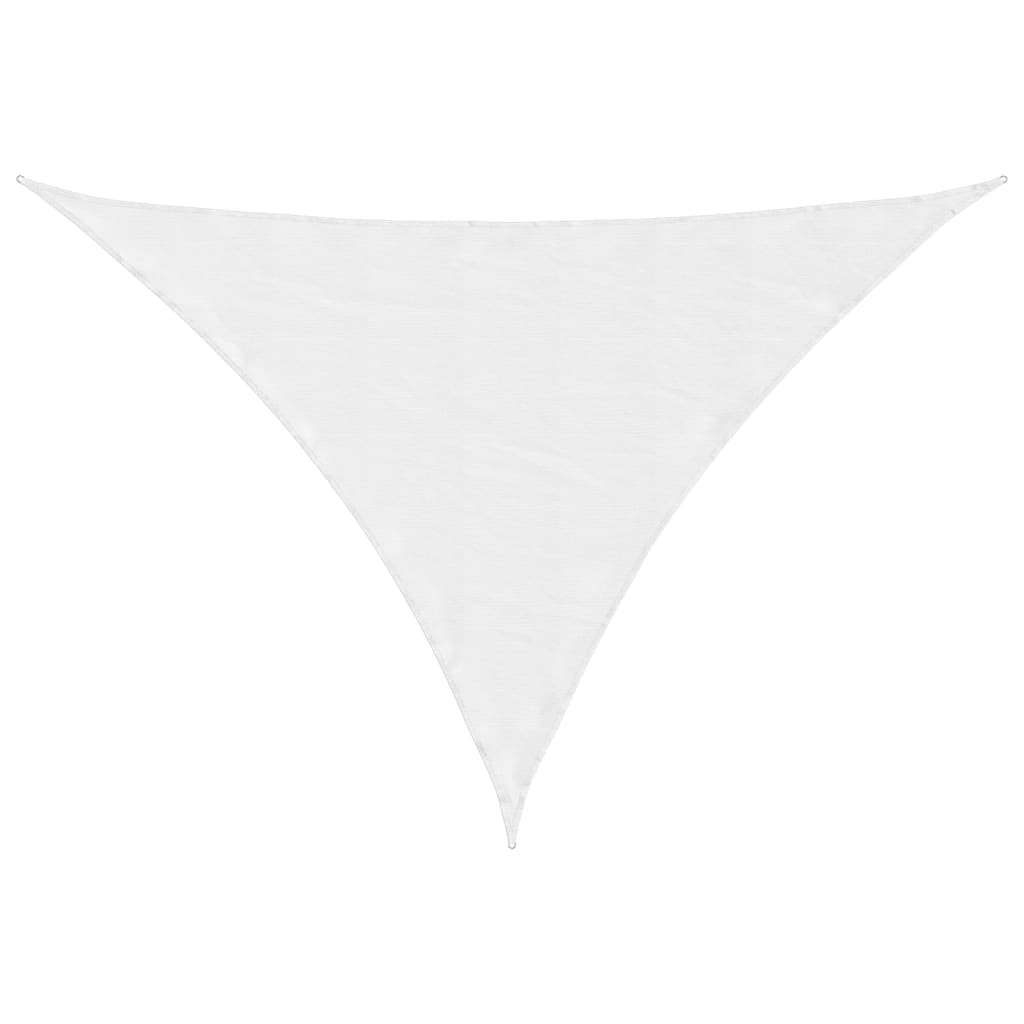 Sunshade Sail Oxford Fabric Triangular 3.5x3.5x4.9 m White