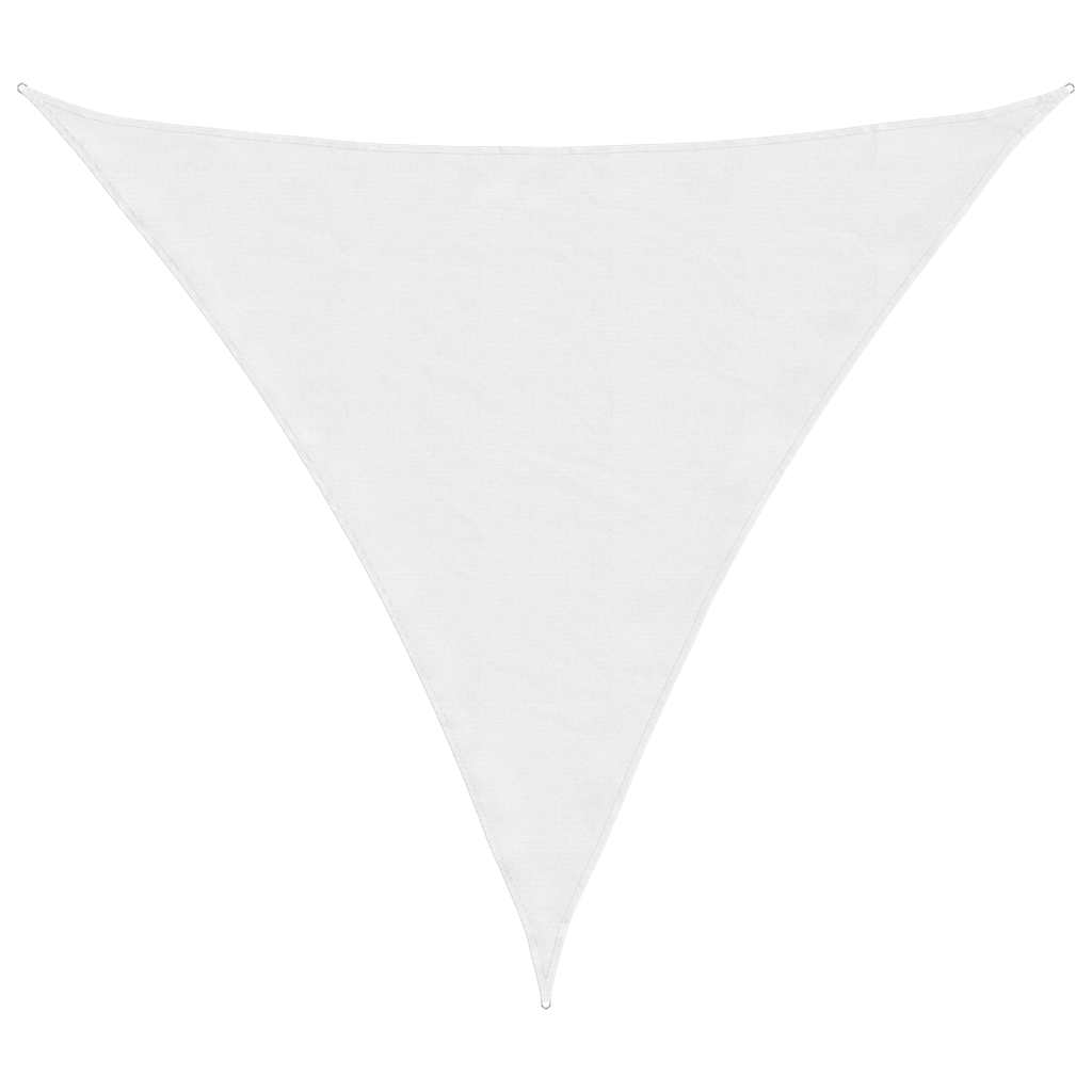 Sunshade Sail Oxford Fabric Triangular 4x4x4 m White
