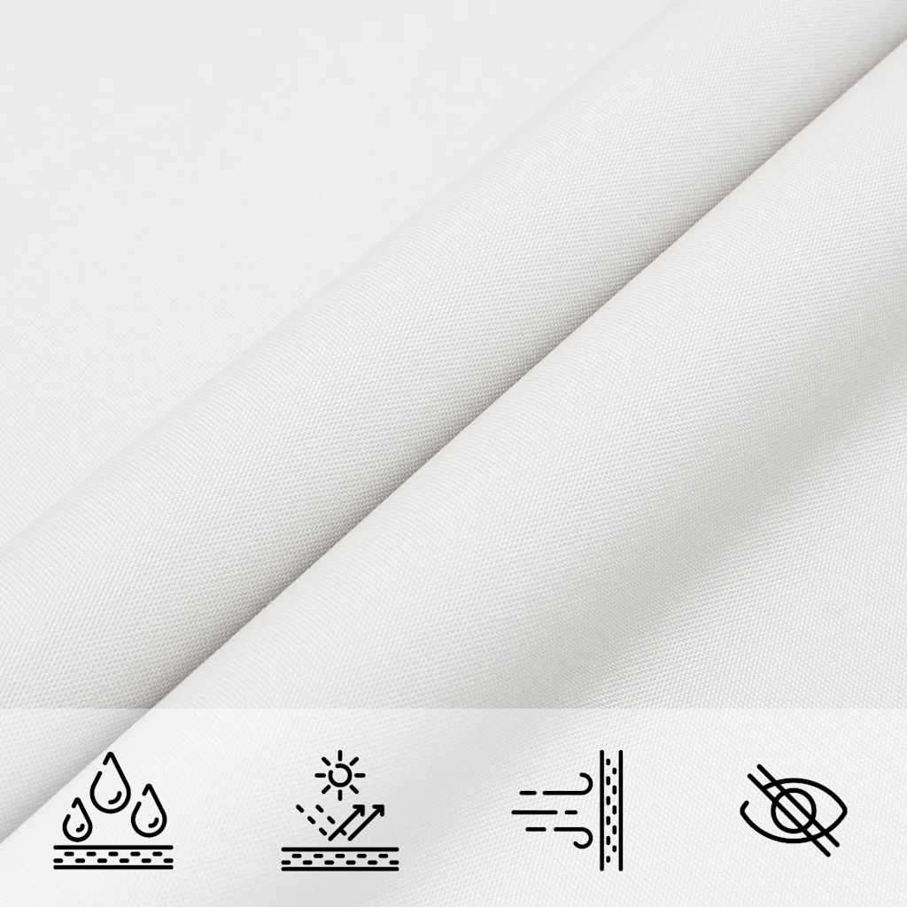 Sunshade Sail Oxford Fabric Triangular 4x4x4 m White
