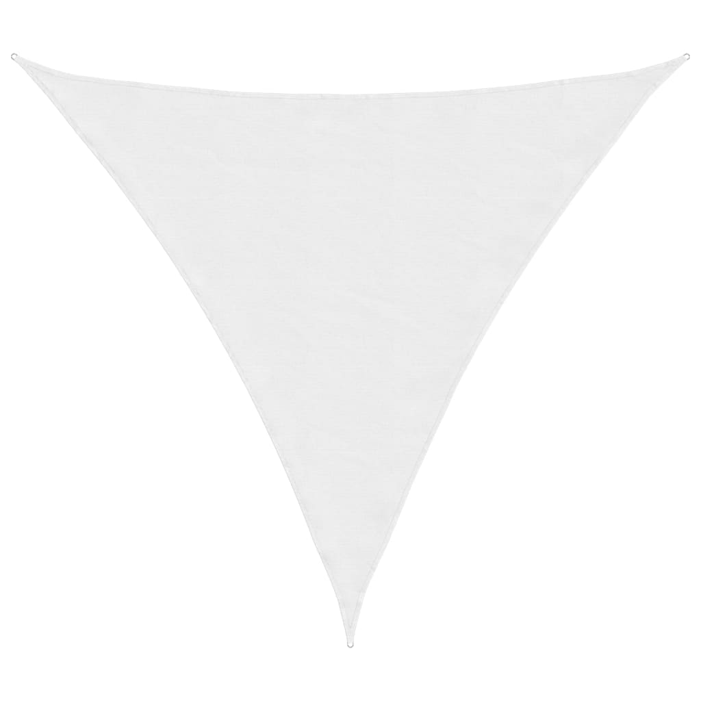 vidaXL Sunshade Sail Oxford Fabric Triangular 5x5x5 m White