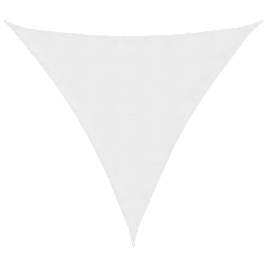 vidaXL Sunshade Sail Oxford Fabric Triangular 6x6x6 m White