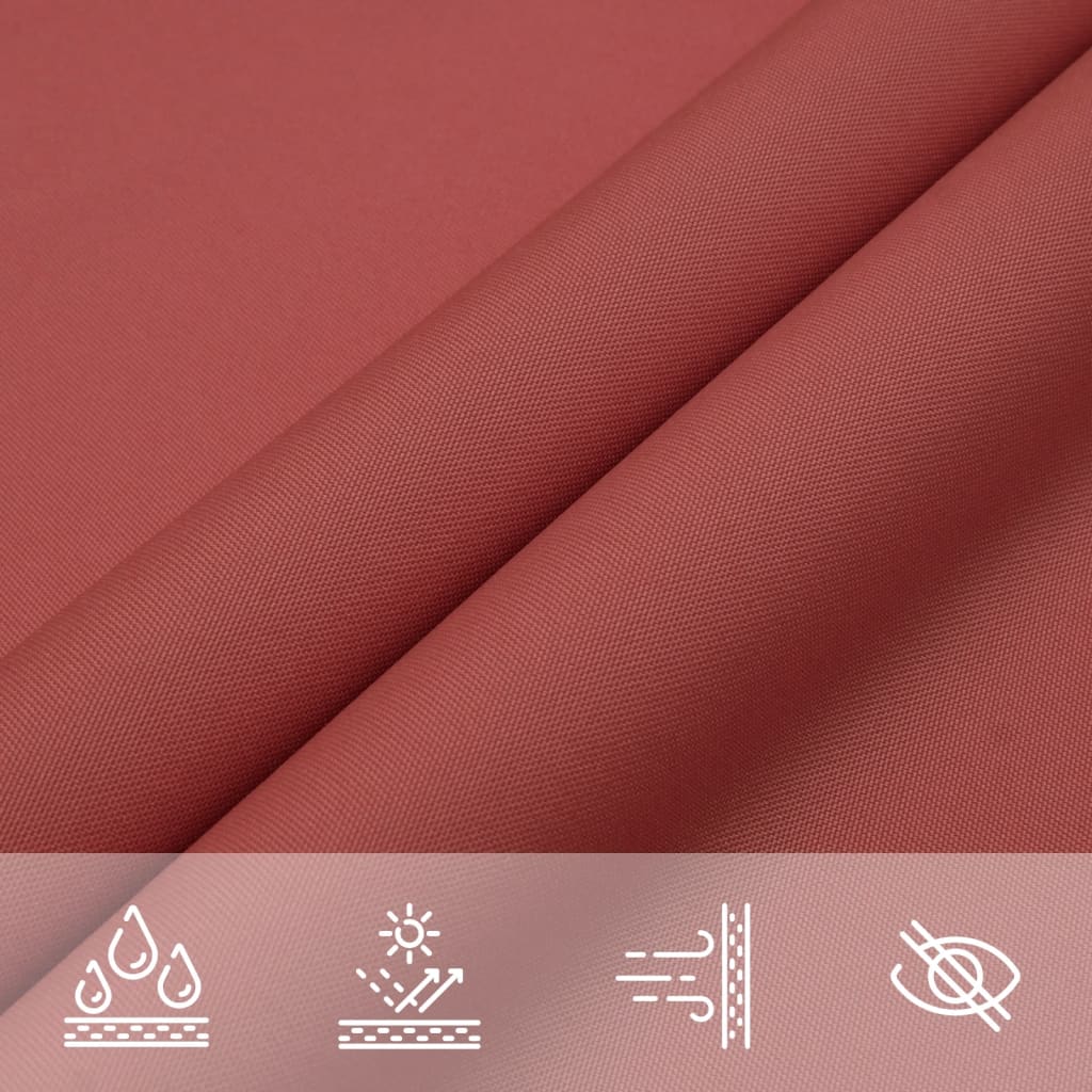 Sunshade Sail Oxford Fabric Rectangular 2x3.5 m Terracotta