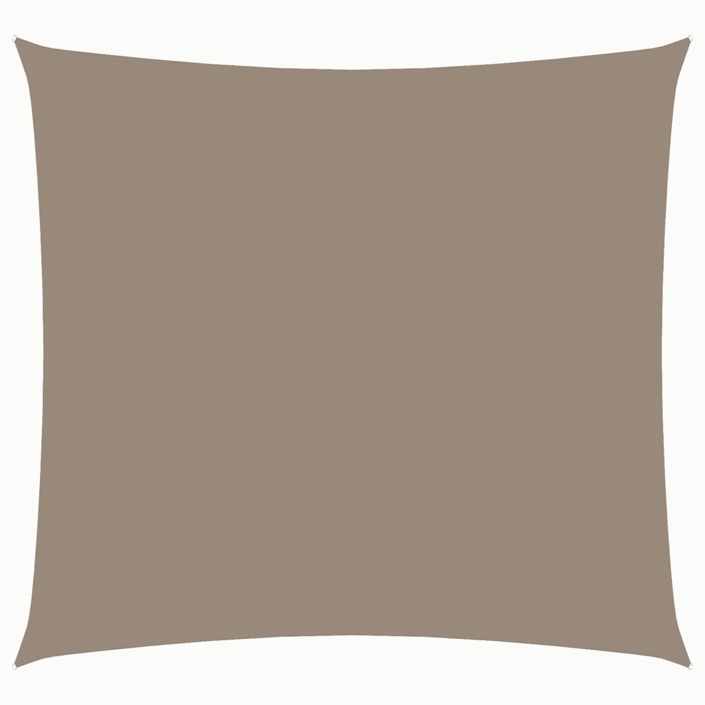 vidaXL Sunshade Sail Oxford Fabric Square 3x3 m Taupe