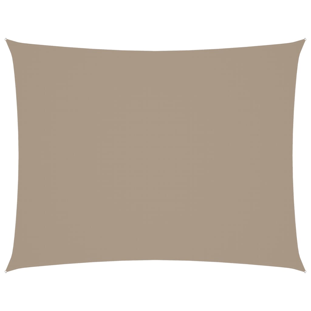 vidaXL Sunshade Sail Oxford Fabric Rectangular 2x3.5 m Taupe