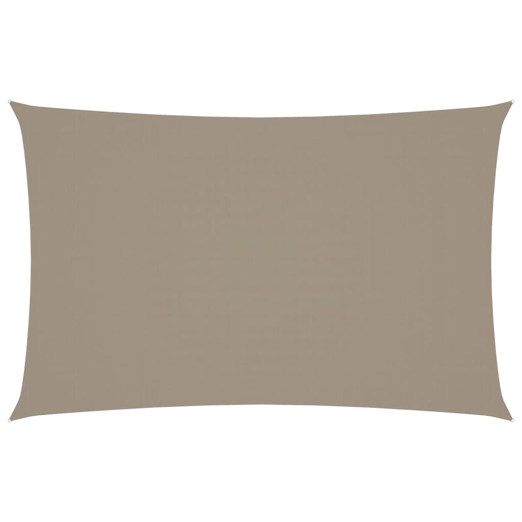 vidaXL Sunshade Sail Oxford Fabric Rectangular 2.5x5 m Taupe