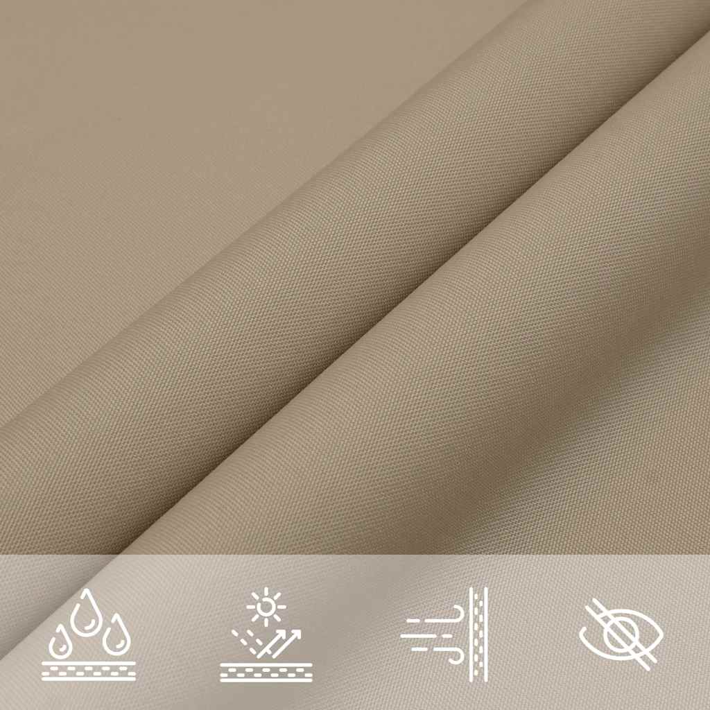 Sunshade Sail Oxford Fabric Rectangular 3x6 m Taupe