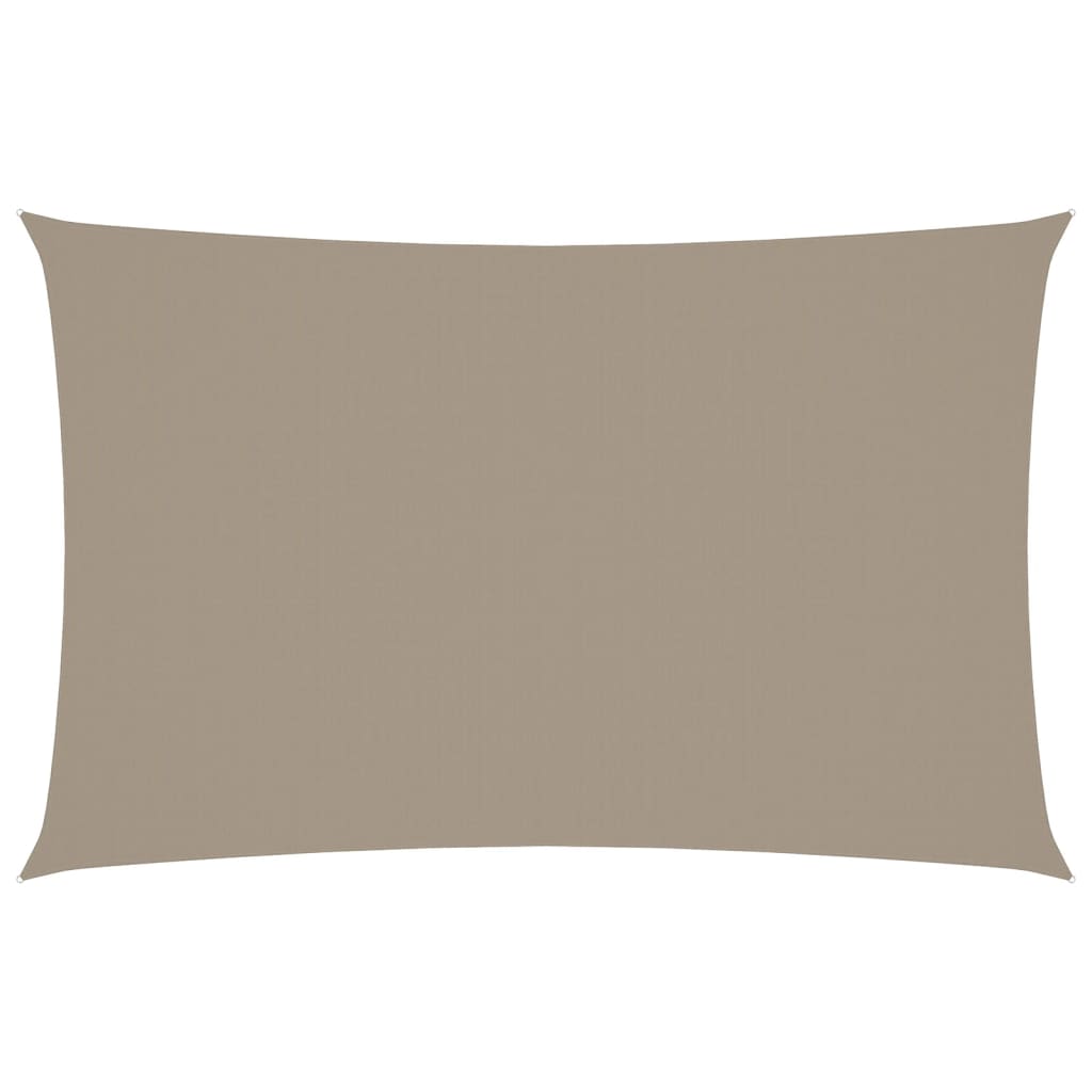Sunshade Sail Oxford Fabric Rectangular 4x7 m Taupe