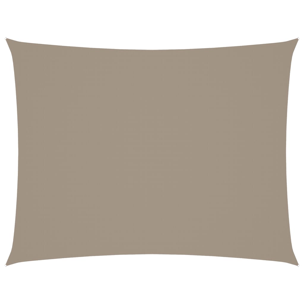 vidaXL Sunshade Sail Oxford Fabric Rectangular 5x6 m Taupe