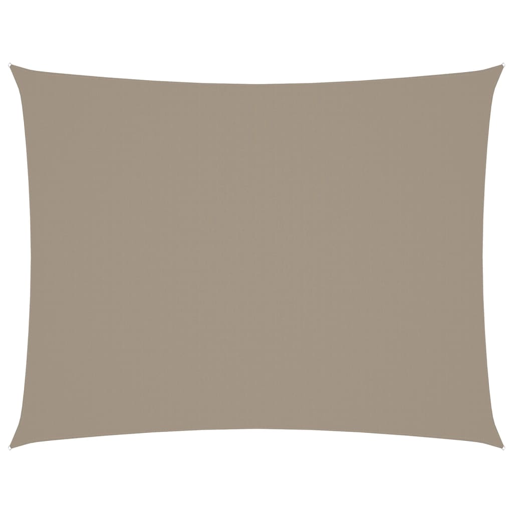 vidaXL Sunshade Sail Oxford Fabric Rectangular 5x7 m Taupe