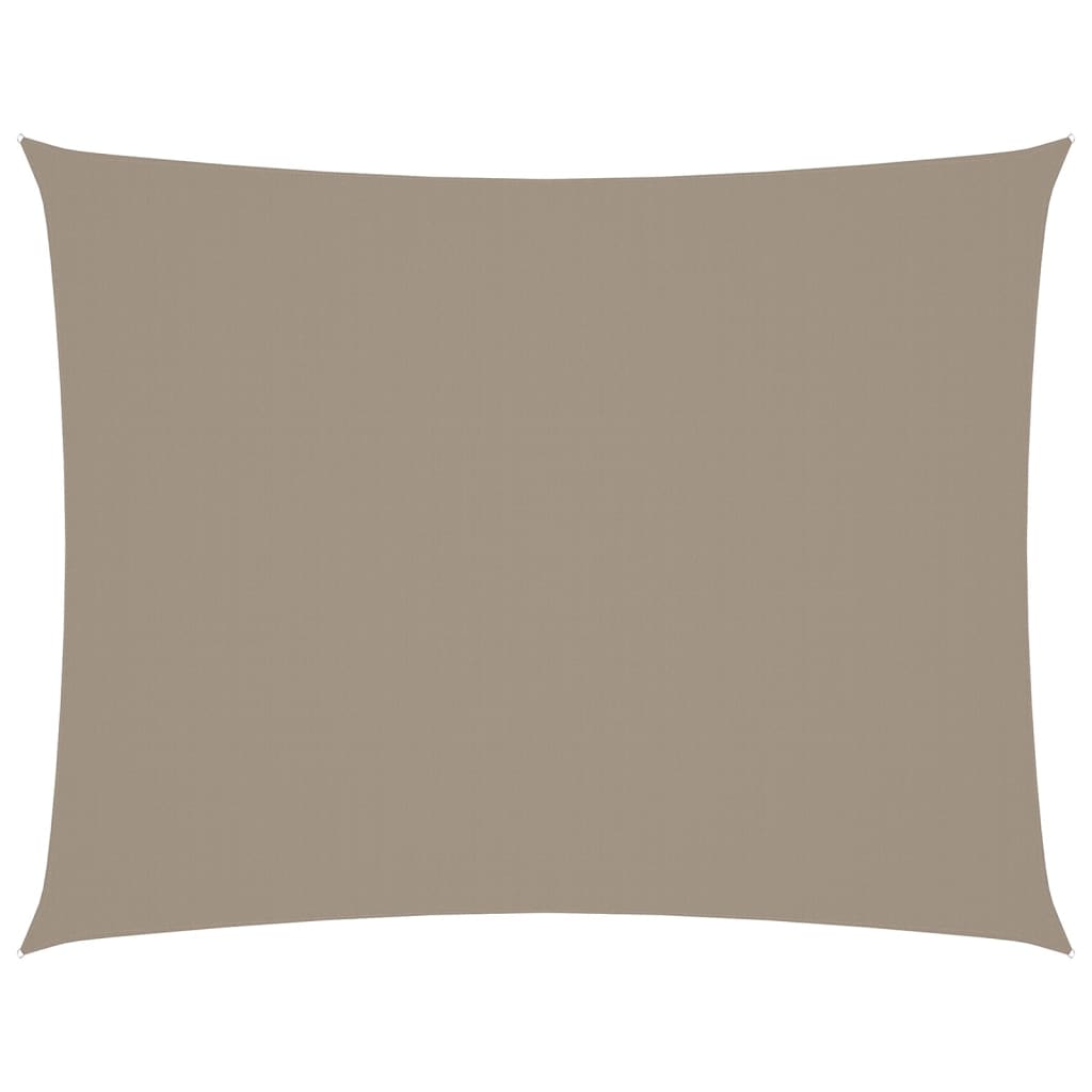 vidaXL Sunshade Sail Oxford Fabric Rectangular 6x7 m Taupe