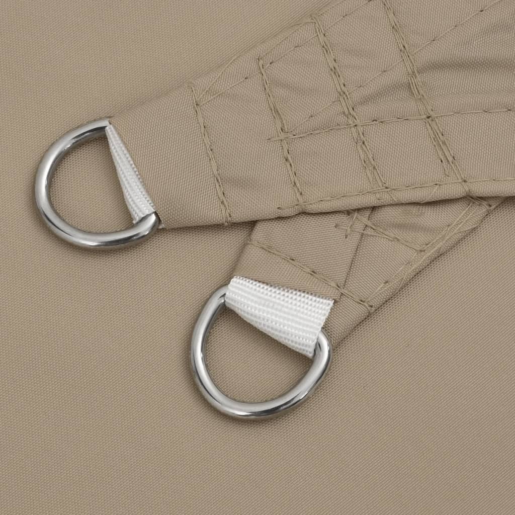 Sunshade Sail Oxford Fabric Rectangular 6x8 m Taupe