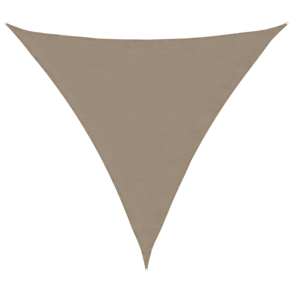 Sunshade Sail Oxford Fabric Triangular 4.5x4.5x4.5 m Taupe