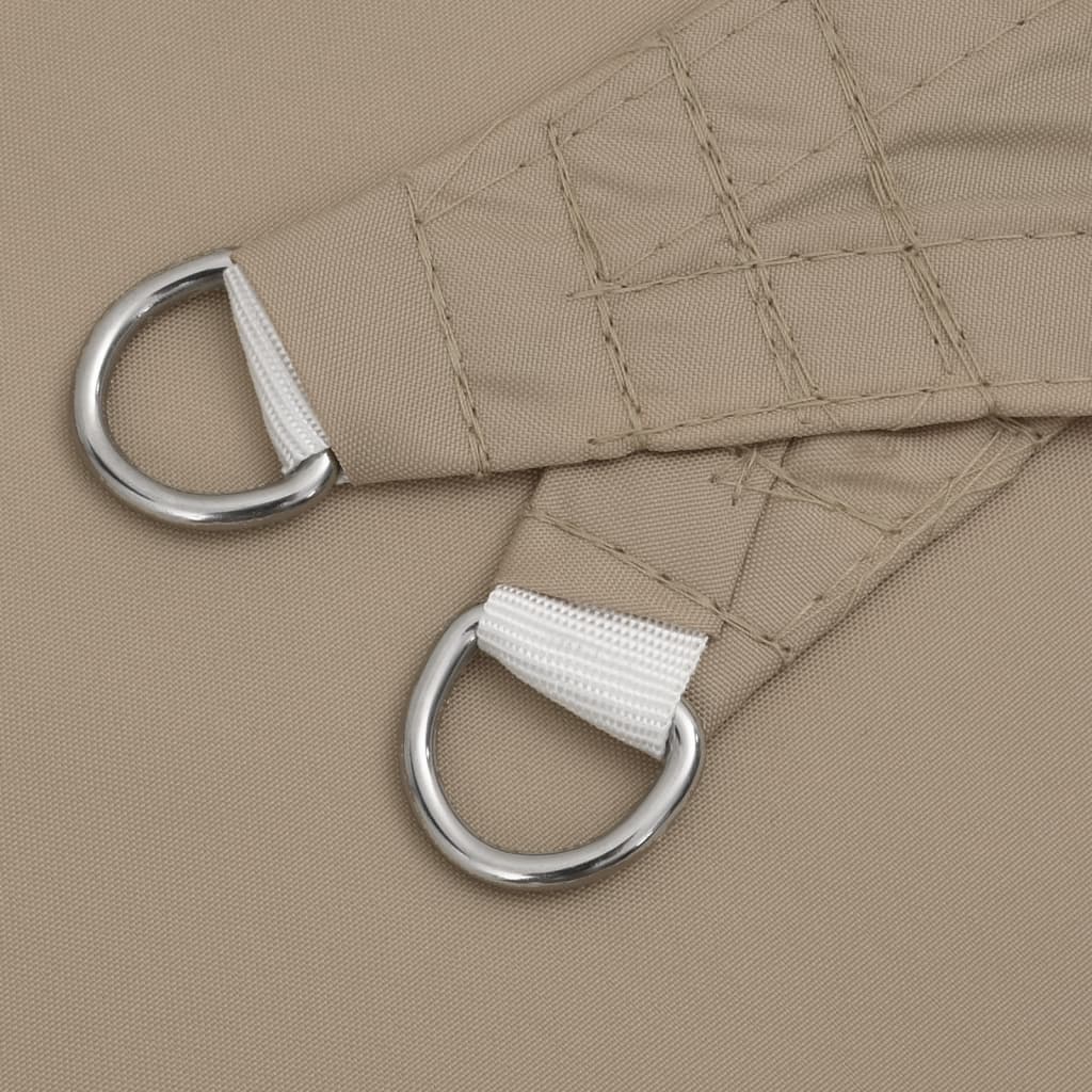 Sunshade Sail Oxford Fabric Triangular 4.5x4.5x4.5 m Taupe