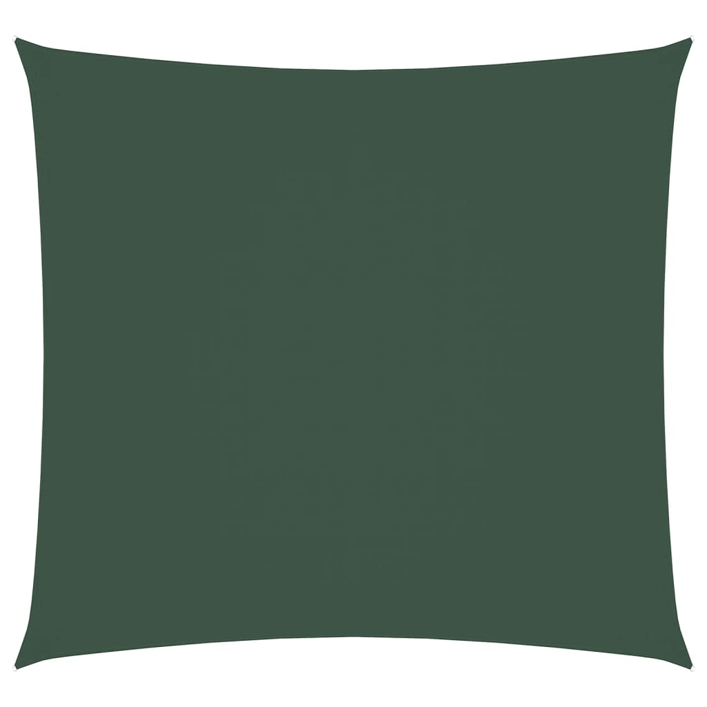 vidaXL Sunshade Sail Oxford Fabric Square 2.5x2.5 m Dark Green