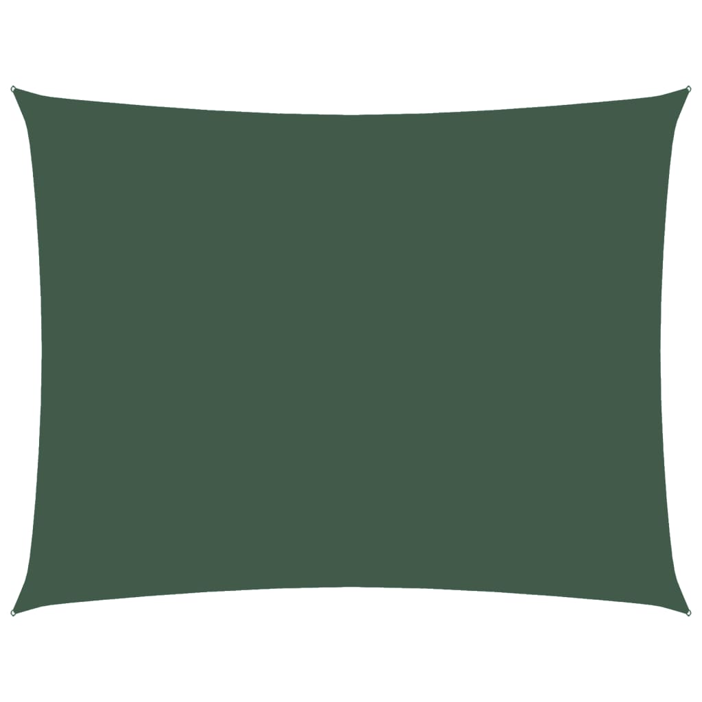 vidaXL Sunshade Sail Oxford Fabric Rectangular 2.5x3.5 m Dark Green