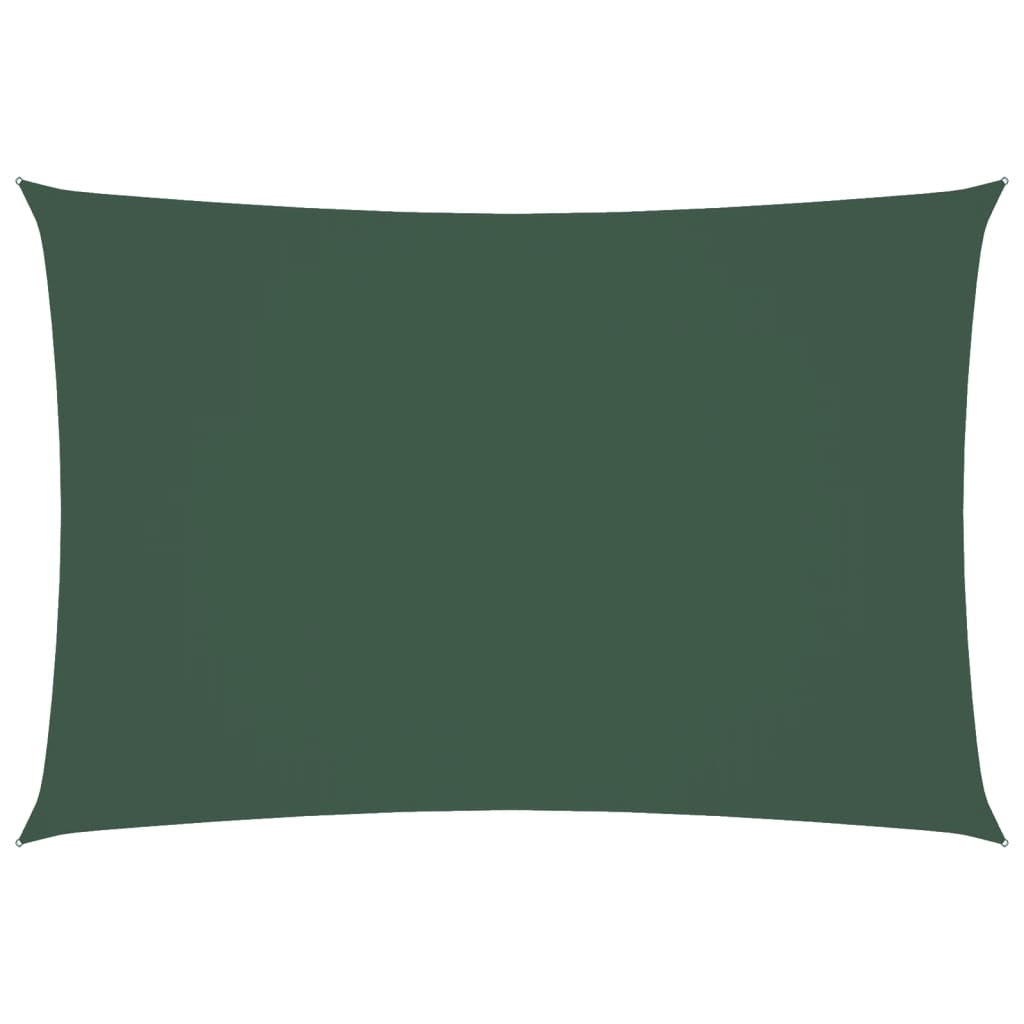 vidaXL Sunshade Sail Oxford Fabric Rectangular 2.5x4.5 m Dark Green