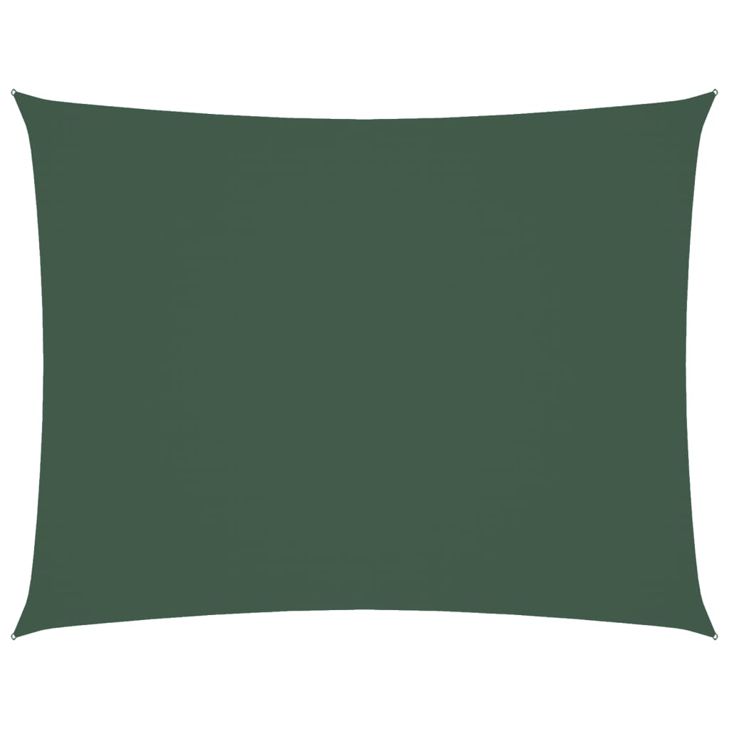 vidaXL Sunshade Sail Oxford Fabric Rectangular 3x4 m Dark Green