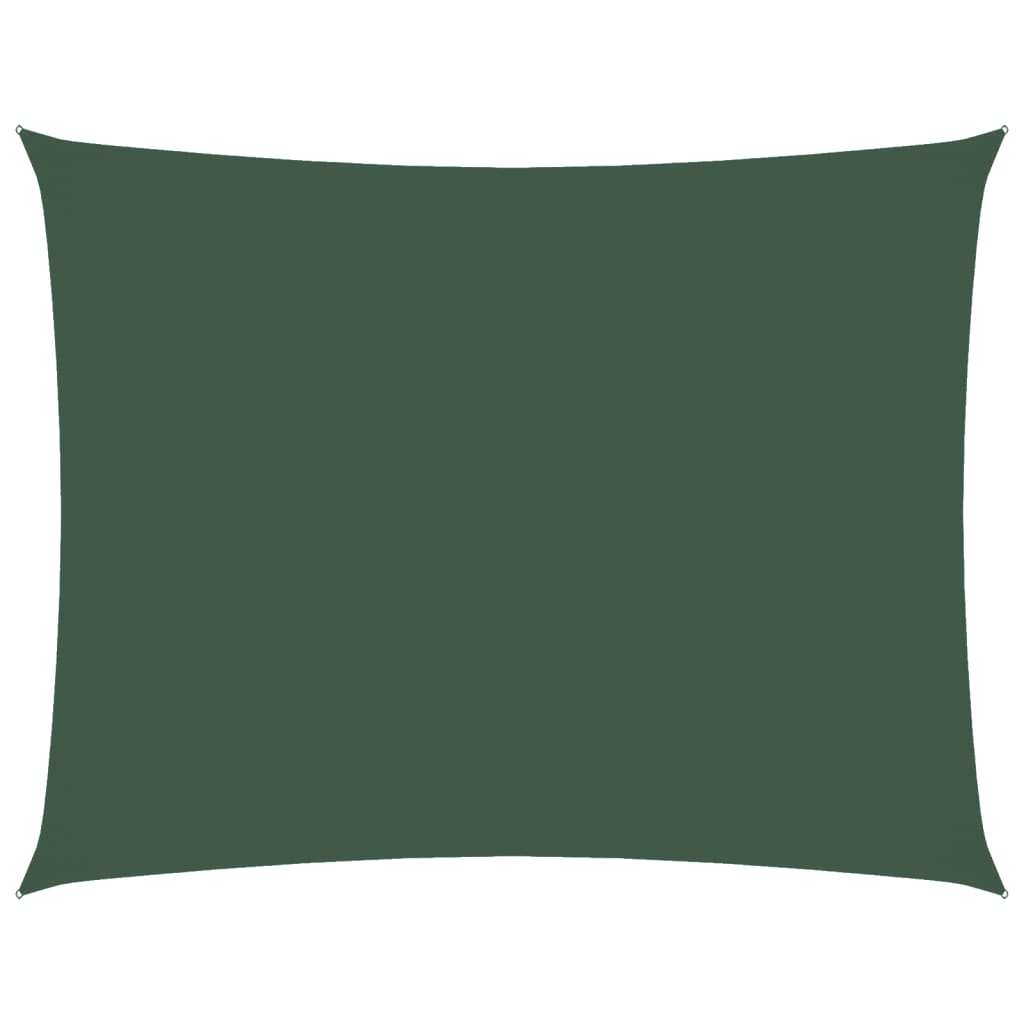 vidaXL Sunshade Sail Oxford Fabric Rectangular 3x6 m Dark Green