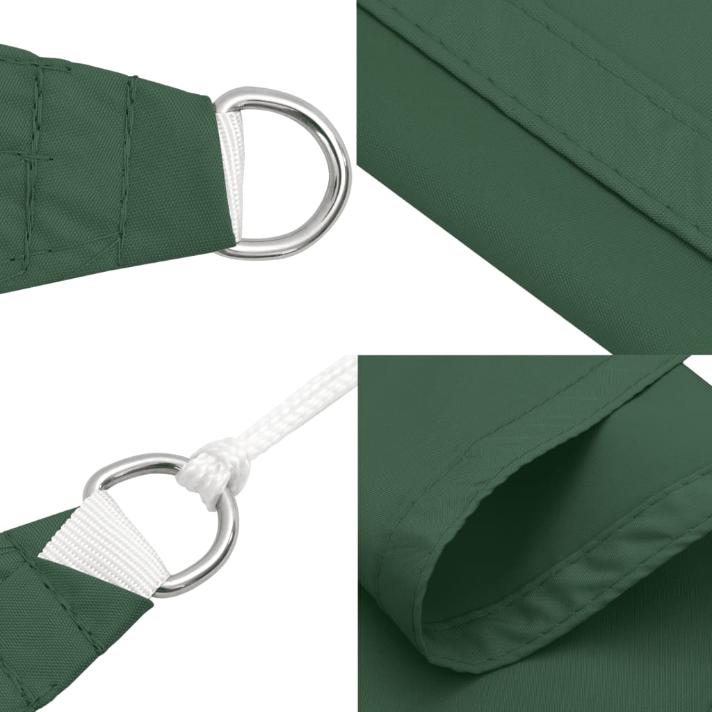 Sunshade Sail Oxford Fabric Rectangular 6x7 m Dark Green