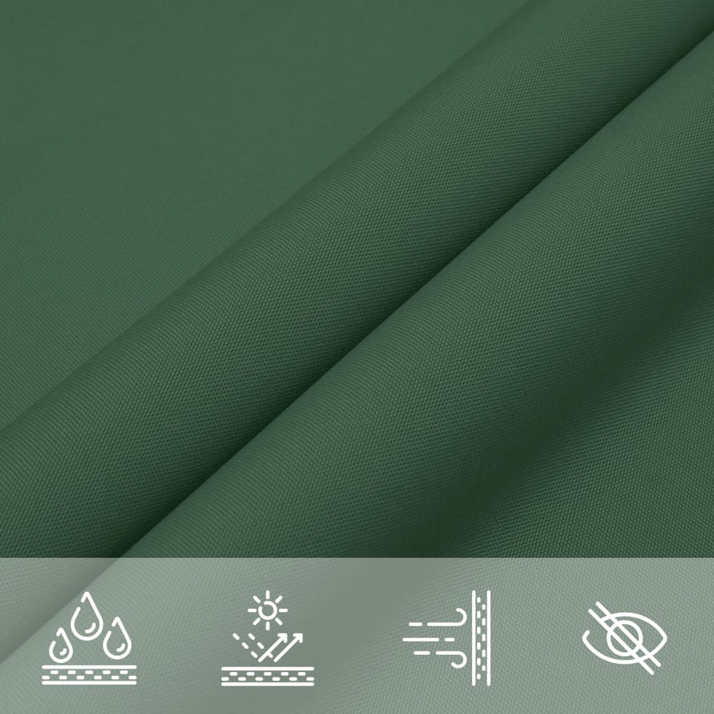 Sunshade Sail Oxford Fabric Rectangular 6x7 m Dark Green