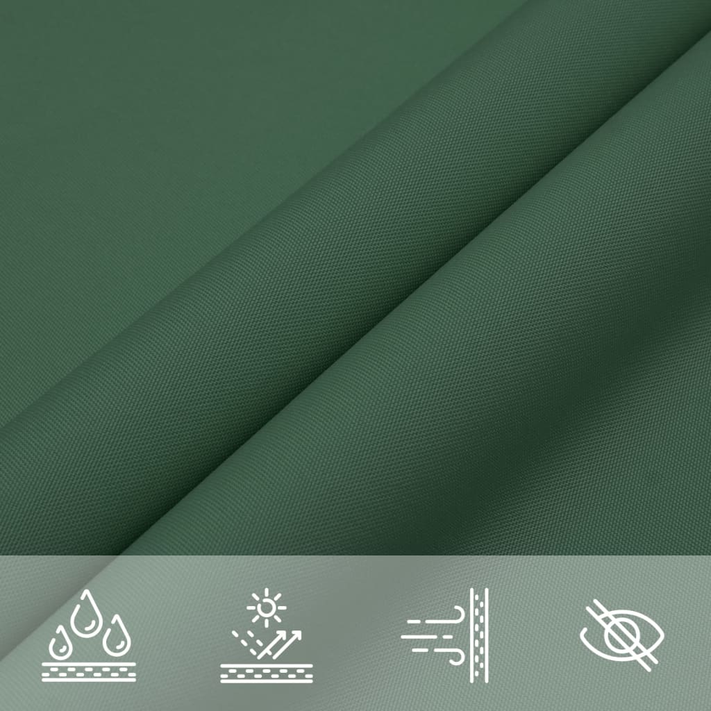 Sunshade Sail Oxford Fabric Triangular 3x3x3 m Dark Green